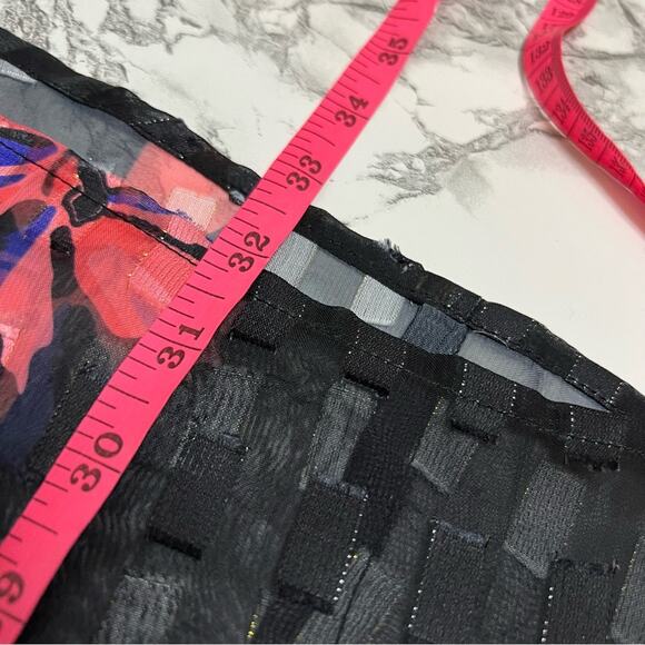 Bonheur d’amour ruffle detail floral mini dress Sz S - Picture 5 of 7